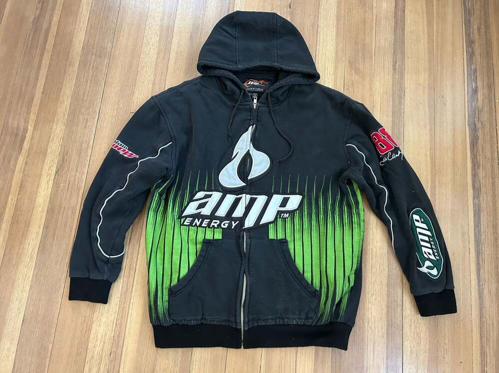 JR Nation Dale Earnhardt Jr. #88 AMP Energy Zip-Up Racing Hoodie L